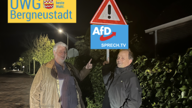 AfD Sprech TV - UWG Stellungsnahme zu den Vorwürfen von Reinhard Schulte - CDU Bergneustadt